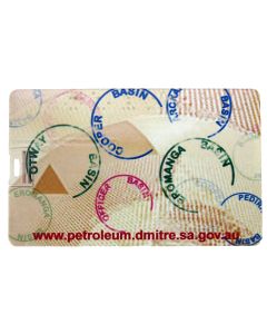 Memory-Stick - USB Credit Card 5 - Mit Digitaldruck - USB 3.0