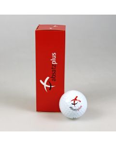 3er Golfball Verpackung, außen individuell gestaltet - ohne Golfbälle