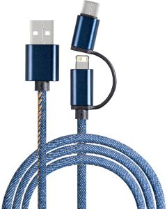 Restposten: 3-In-1 Ladekabel Reeves-Denim