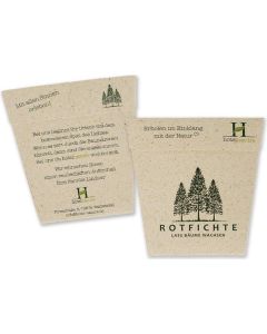 POTTI Card Samenset Karte - inkl. Werbedruck