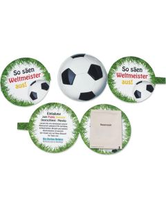 Fußball-Rasensamen-Karte - inkl. Werbedruck