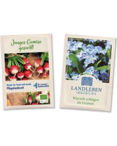 Samentüten Veggie Promo Seed Packs M - Samen nach Wahl - inkl. Werbedruck
