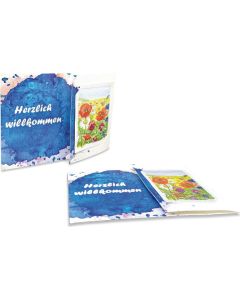 PlantCard Einfach-Samenflügelkarte - Samen nach Wahl - inkl. Werbedruck