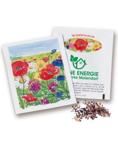 Samentüten Country Garden - Wildblumen - inkl. Werbedruck
