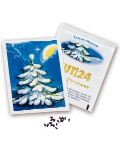 Samentüten Country Garden - Tannenbaum - inkl. Werbedruck