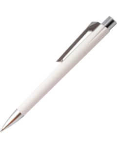 Kugelschreiber Prisma Soft mit silbernem Clipcover