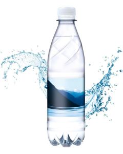 Tafelwasser, 500 ml, sanft prickelnd (Flasche Budget, pfandfrei, Export) - inkl. Werbedruck