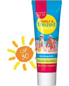 Sonnenmilch LSF 30, 25 ml Tube - inkl. Werbedruck
