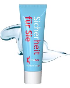 Hände-Desinfektionsgel (DIN EN 1500), 25 ml Tube - inkl. Werbedruck