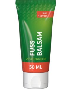 Fußbalsam, 50 ml Tube - inkl. Werbedruck