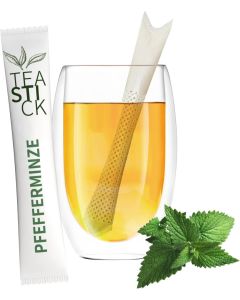 Bio TeaStick - Pfefferminze - Individ. Design - inkl. Werbedruck