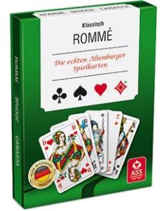Kartenspiel Rommé französisches Bild, in Doppel-Faltschachtel - inkl. Druck