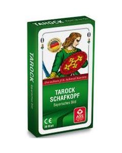Kartenspiel Schafkopf Tarock, bayerisches Bild F.X. Schmid, in Faltschachtel - inkl. Druck