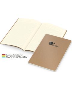 Notizbuch Copy-Book Creme - inklusive Werbedruck
