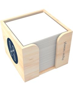Holzbox Natura 10 x 10 x 8,5 cm, inkl. Druck