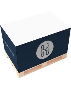 Palettenblock Euro, 12 x 8 x 6 cm, inkl. Druck