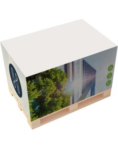 Palettenblock Euro Green, 12 x 8 x 6 cm, inkl. Druck
