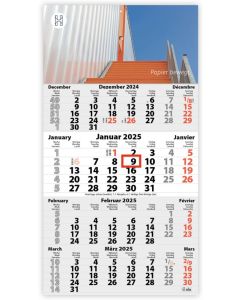 4-Monats DIN A3 Kalender Four Euro, inkl. Druck