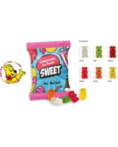 Haribo Mini Goldbären Werbetüte, 10 g, bunt gemischt - inkl. Werbedruck