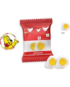 Haribo Spiegelei Werbetüte, 2 Stück - inkl. Werbedruck