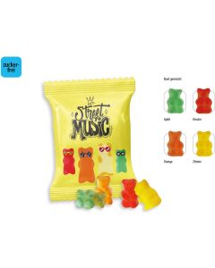 Gummibärchen zuckerfrei Werbetüte