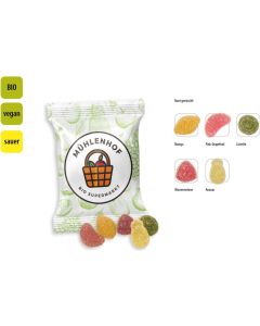 BIO Saure Früchte vegan Werbetüte