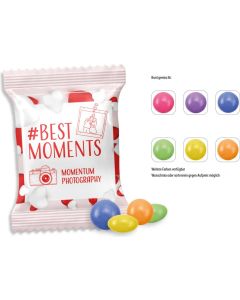 Mini-Schokolinsen Werbetüte