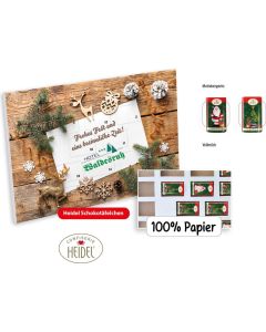 Tisch Adventskalender HEIDEL aus 100% Papier Standardmotiv