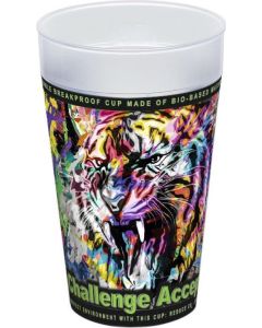 Bio Mehrwegbecher Challenge-Cup 500 ml - inkl. In-Mould-Label-Druck