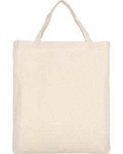 Texxilla Baumwolltasche Classic mit zwei kurzen Henkeln und Bodenfalte