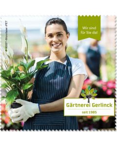 rPET Brillenputztuch im Pergaminbeutel, All-Inclusive-Paket - in unterschiedlichen Größen