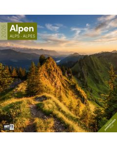 Kalender Alpen 2025 - 30x30