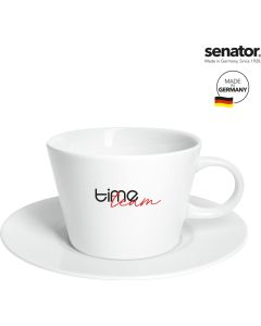 senator® Fancy Cafe Set Porzellantasse mit Untertasse