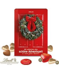 Adventskalender Lindt Schokoladen-Herzen