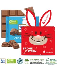 Schokotafel Ritter SPORT Osterhase - inkl. Digitaldruck
