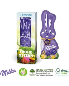 Milka Schmunzelhase, 45 g - inkl. Digitaldruck