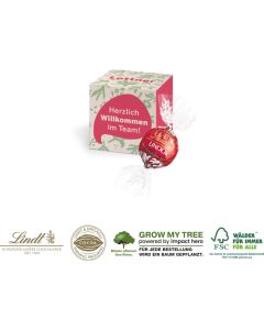 Werbewürfel mit süßer Füllung