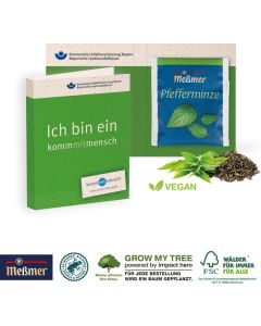 Werbe-Klappkarte mit Premium-Tee