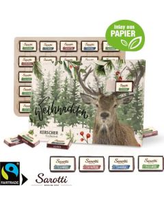 Tisch-Adventskalender Organic mit Fairtrade-Kakao