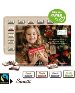 Wand-Adventskalender Organic mit Fairtrade-Kakao
