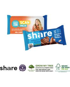 Share Vollmilch-Dinkel Schokoriegel, 45 g
