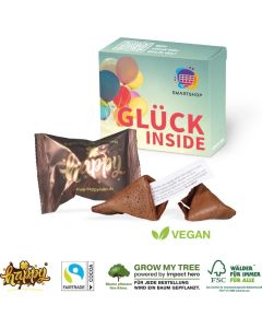 Glückskeks in Werbebox