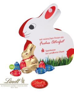 Werbe-Hase mit süßer Füllung