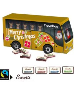 3D Adventskalender Bus mit Sarotti Fairtrade®