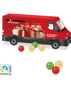 3D Adventskalender Transporter mit Fairtrade® Schokolade