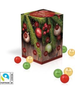 Adventskalender Cube XL mit Fairtrade® Schokolade