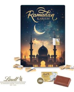 Ramadan Kalender mit Lindt Schokolade