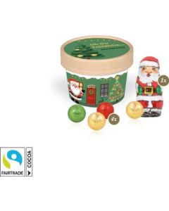 Christmas Paperbox mit Fairtrade® Schokolade