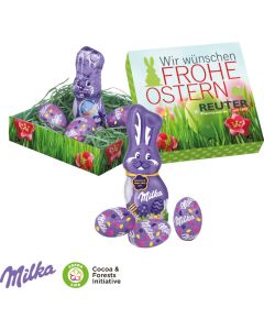 Osternest mit Schokolade von Milka