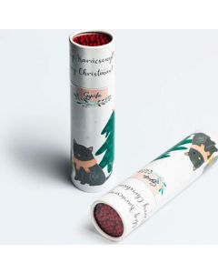 Kaminhölzer in Runddose extra long DRUM L inkl. Rundum-Druck in CMYK